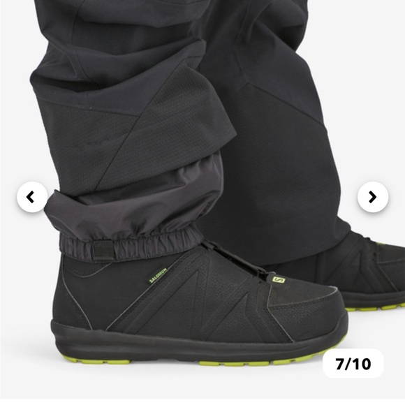 Patagonia Black Ski Snow Pants Men's 38 - Picture 5 of 14